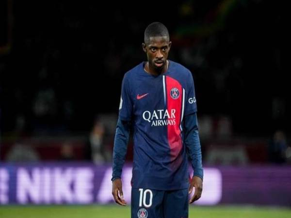 Dembele với chiếc áo số 10 tại PSG